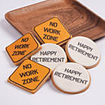 Happy Retirement Cookies 6 Pcs