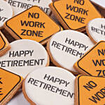 Happy Retirement Cookies 12 Pcs