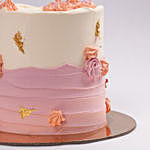 Pastel Elegance Retirement Chocolate Cake