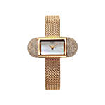 Titan Raga Mother of Pearl Analog Watch with Ring for Her