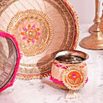 Karwachauth Thali Set Pink