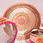 Karwachauth Thali Set Pink