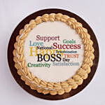 Leadership Delight Chocolate Half Kg Cake