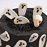 Flying Ghosts Halloween Chocolate Cake