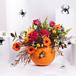 Pumpkin Flowers Arrangement