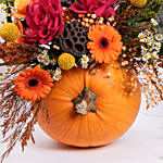 Pumpkin Flowers Arrangement