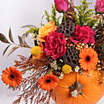 Pumpkin Flowers Arrangement