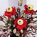 Three Eyes Halloween Floral