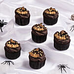 Flying Bat Halloween Cupcakes