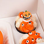 Halloween Bento Cake And Cupcakes