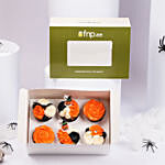 Orange Pumpkin Halloween Cupcakes