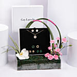 Guy Laroche Interchangeable Necklace and Earring Gift set for Her