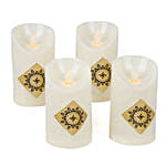 Set of 4 LED Candles