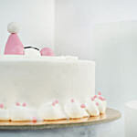 Whimsical Cloud Bear Vanilla Cake 4 Portion