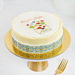 Birthday Wishes Engraved Cake Half Kg