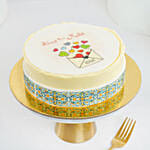 Birthday Wishes Engraved Cake One Kg