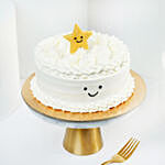 Smiling Star Vanilla Cake 4 Portion