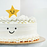 Smiling Star Vanilla Cake 4 Portion