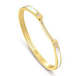 Cerruti 1881 Bridge Gold Plated Bangle for Women