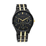 Titan Men Dual toned watch with Floral Arrangment