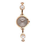 Titan Raga Watch fro her Rose Gold with Flowers