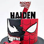 Spider Venom Showdown Chocolate Cake