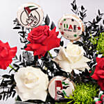 Cookies and Flowers National Day Arrangement