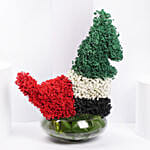 Uae Map Floral Arrangement