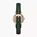 Fossil Carlie Rose Gold Pro Planet Leather Womens Watch