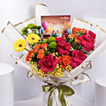 Wonder Gift Happy Birthday Gift Box In Bouquet