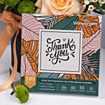 Wonder Gift Thank You Gift Box In A Flower Arrangement