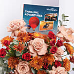 Wonder Gift Thrilling Adventures Gift Voucher With Flower Vase