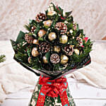 Pine Cones And Rochers Holidays Celebration Bouquet