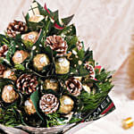 Pine Cones And Rochers Holidays Celebration Bouquet