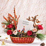 Season Delights Flower And Chocolate Basket