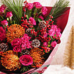 Christmas Embrace Flowers Bouquet