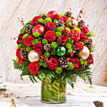 Exotic Flower Vase Arrangement