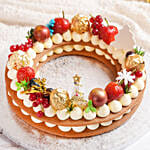 Christmas Star Wreath Cake