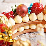 Christmas Star Wreath Cake