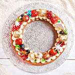 Christmas Star Wreath Cake