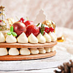 Christmas Star Wreath Cake