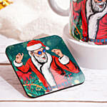 Merry Christmas Mug And Coaster