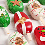 12 Christmas Cake Pops