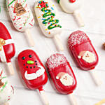 12 Christmas Cake Pops