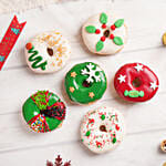 6 Christmas Theme Donuts