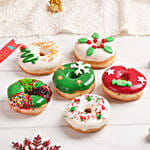 6 Christmas Theme Donuts