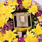 Fossil Raquel Gold Tone Watch For Her