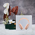 Apple Airpods Max Orange With Flowers N Chocolates