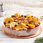 Fruit Decorated Delicious Plum Cake