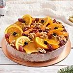 Fruit Decorated Delicious Plum Cake